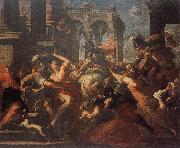 CASTELLO, Valerio The Rape of the Sabine Woman oil painting reproduction